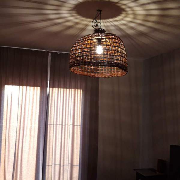 gevlochten lamp